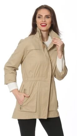 Ciao Milano Tess Rain Jacket 11 Ciao Milano Tess Rain Jacket -Premium Shoes Store 17869 KHAKI l