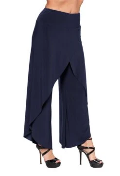 Front Crossover Drape Pant 7 Front Crossover Drape Pant -Premium Shoes Store 19090 NAVY l