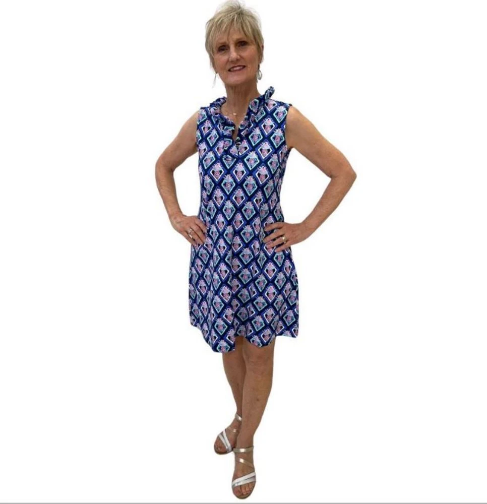 Ruffle Neck Dress 1 Ruffle Neck Dress