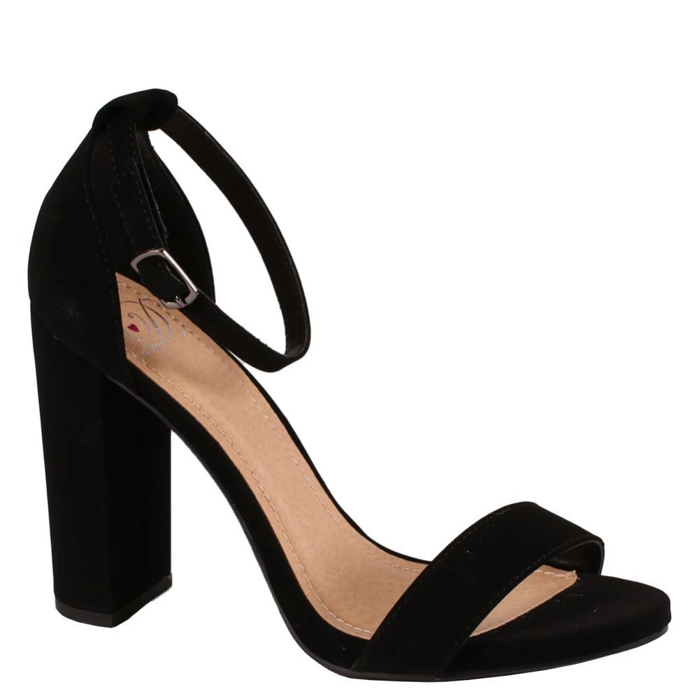 Delicious Shiner Block Heel 2 Delicious Shiner Block Heel - Image 2