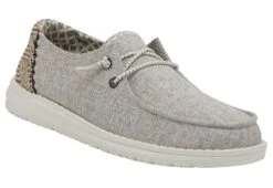 Hey Dude Wendy Chambray Slip- On 8 Hey Dude Wendy Chambray Slip- On -Premium Shoes Store 26345 JAVA l