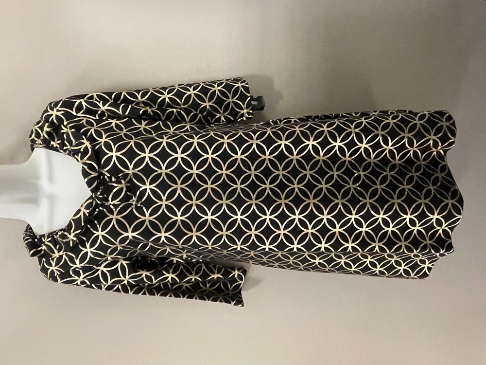 3/4 Ruffle Neck Dress 2 3/4 Ruffle Neck Dress - Image 2