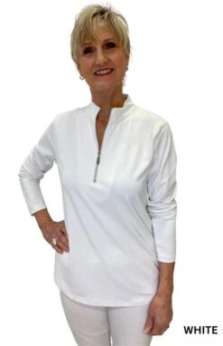 Quarter Zip Jacket 11 Quarter Zip Jacket -Premium Shoes Store 27453 WHITE l