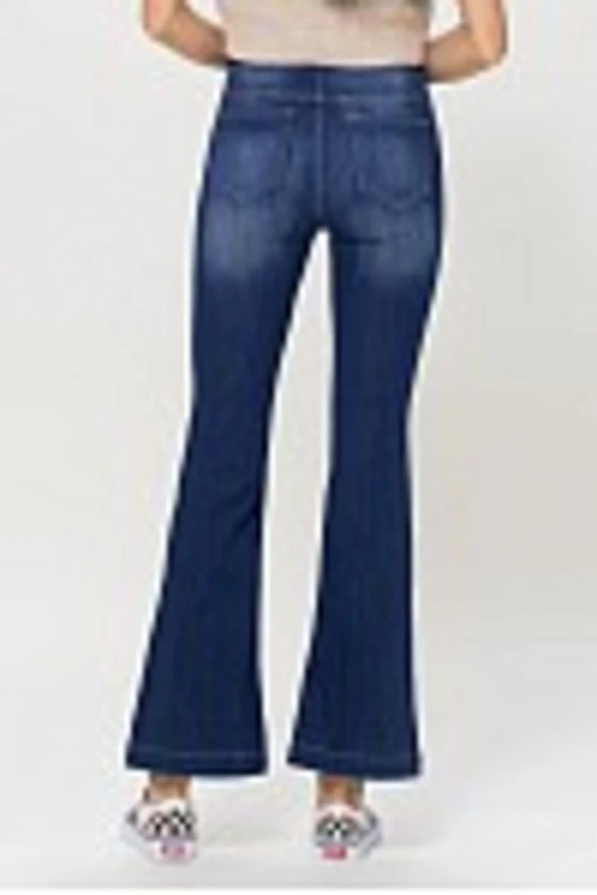 30 ` Inseam Mid Rise Flare Jegging 2 30 ` Inseam Mid Rise Flare Jegging - Image 2