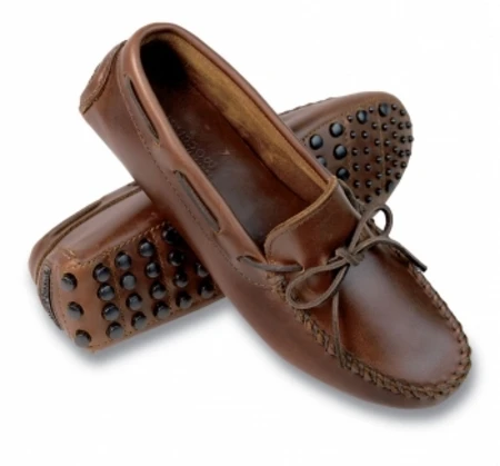 Minnetonka Cowhide Moccasin 1 Minnetonka Cowhide Moccasin