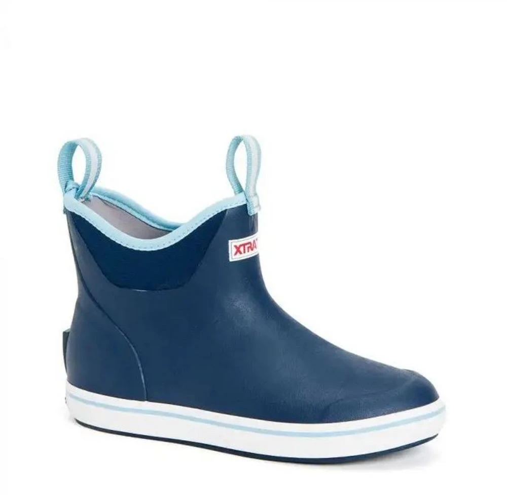 XTRATUF Ankle Deck Boot- Navy 1 XTRATUF Ankle Deck Boot- Navy