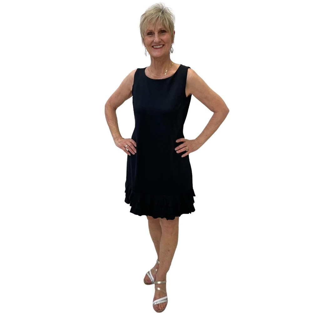 Sleeveless Ruffle Dress 1 Sleeveless Ruffle Dress