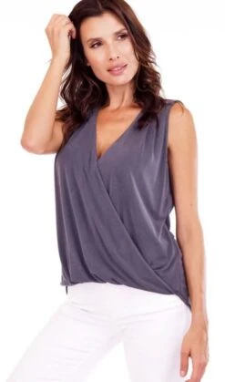 Sleeveless Top 11 Sleeveless Top -Premium Shoes Store 30697 CHARCOAL l