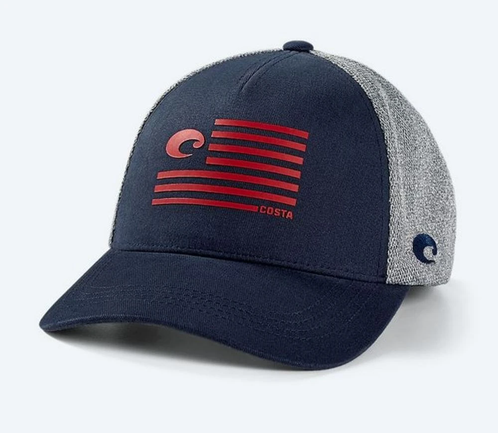 Costa Del Mar Costa Twill Trucker Pride 2 Costa Del Mar Costa Twill Trucker Pride - Image 2