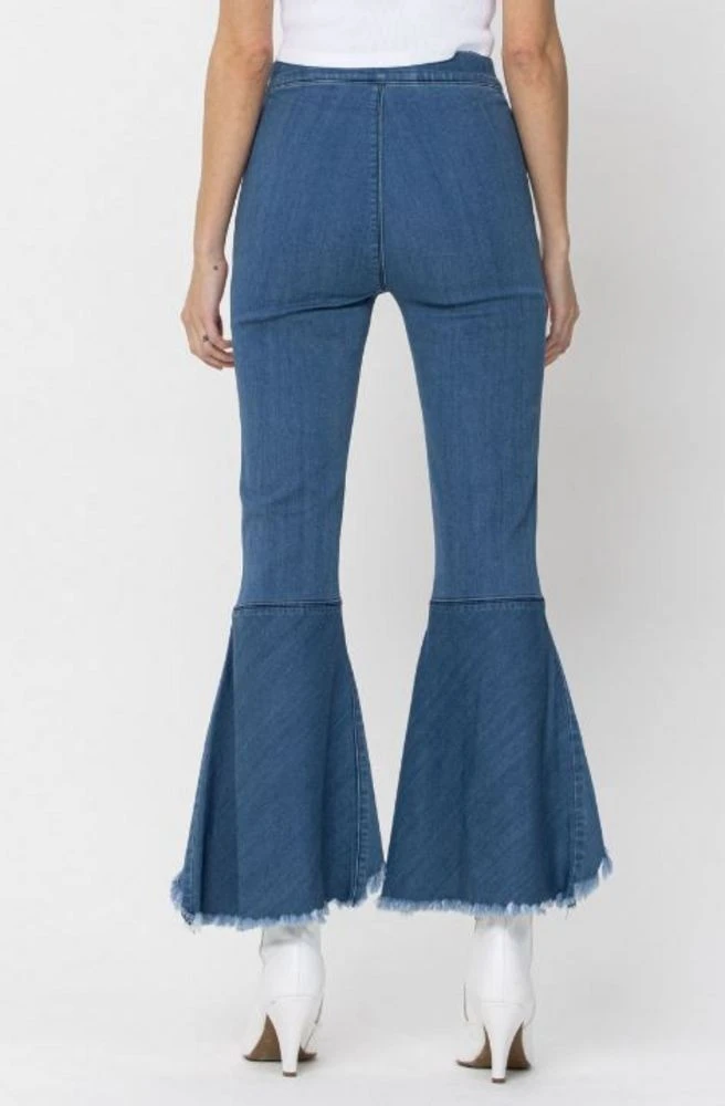 High Rise Crop Flare 2 High Rise Crop Flare - Image 2