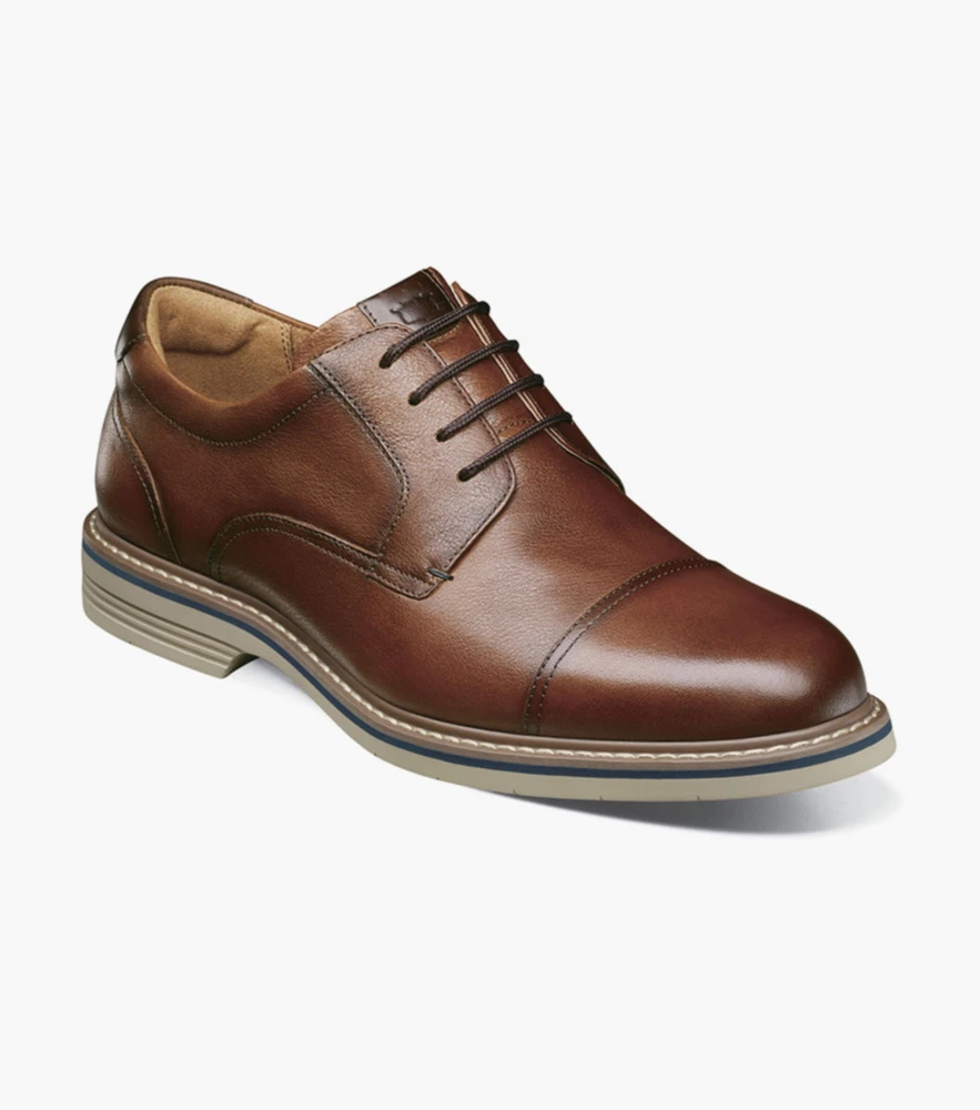 Florsheim Norwalk Cap Toe Cognac 1 Florsheim Norwalk Cap Toe Cognac