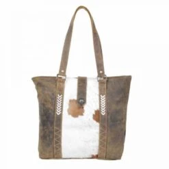 Sand Dunes Leather Hairon Bag