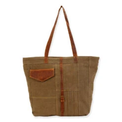 Olive Shoulder Tote