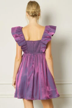 Metallic Dress 5 Metallic Dress -Premium Shoes Store 31572 GRAPE l