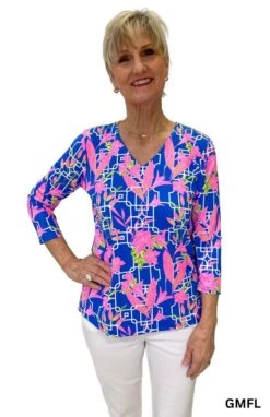 3/4 Sleeve Top 8 3/4 Sleeve Top -Premium Shoes Store 31739 GMFL l