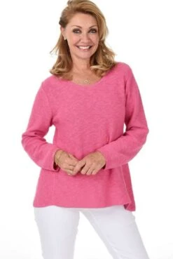 Hi Low Sweater 10 Hi Low Sweater -Premium Shoes Store 31934 LIPSTICK l