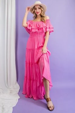 Ruffle Maxi Dress
