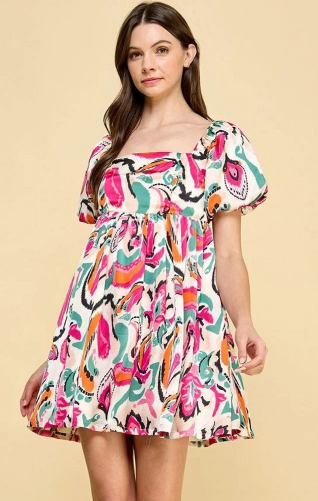 Square Neck Dress 1 Square Neck Dress