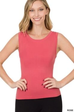 Round Neck Tank 11 Round Neck Tank -Premium Shoes Store 32332 ROSE l