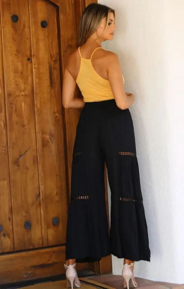 Wide Leg Pant Solid 2 Wide Leg Pant Solid - Image 2