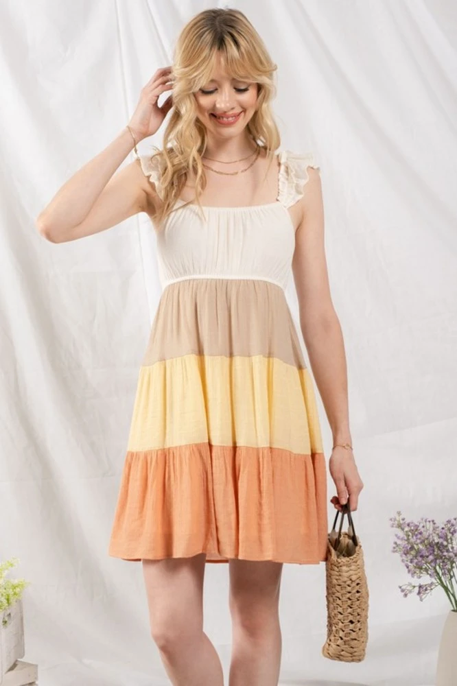 Colorblock Mini Dress 1 Colorblock Mini Dress