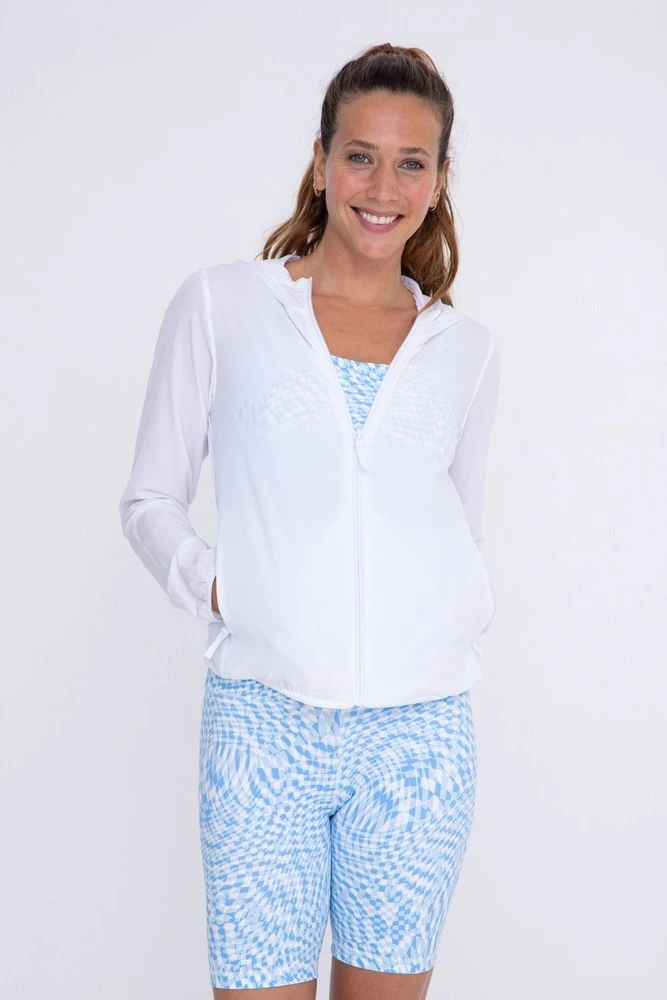 Zip- Up Nylon Running Jacket 1 Zip- Up Nylon Running Jacket