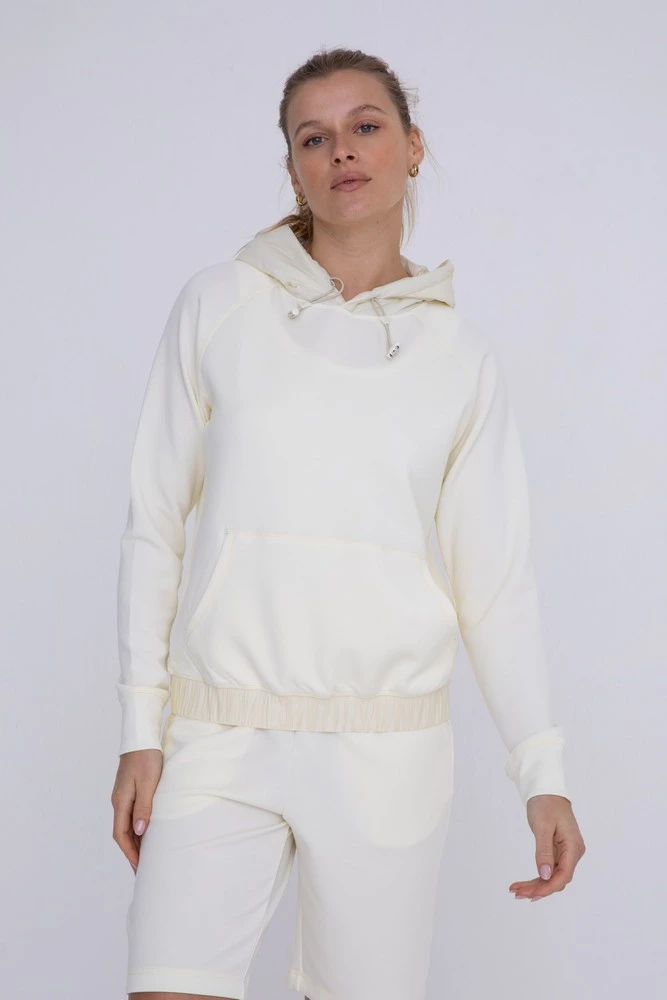 Modal Blend Pullover Hoodie 1 Modal Blend Pullover Hoodie