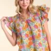 Floral Smocked York Top