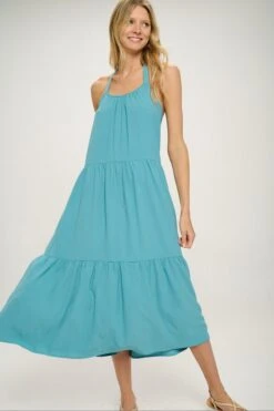 Halter Dress 5 Halter Dress -Premium Shoes Store 32698 TEAL l