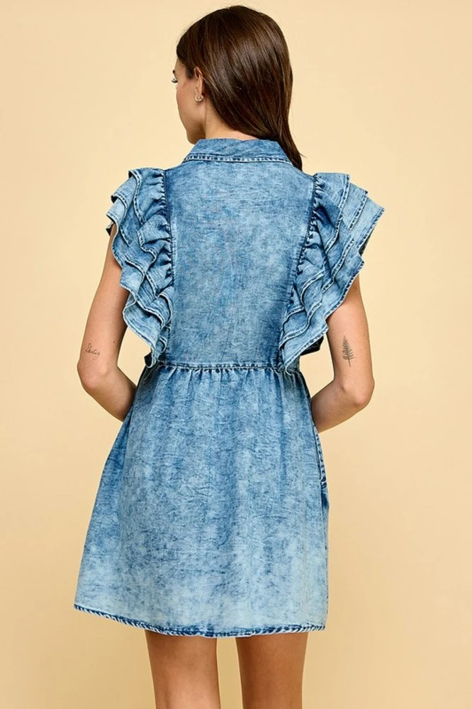 Denim Dress Xs 2 Denim Dress Xs - Image 2