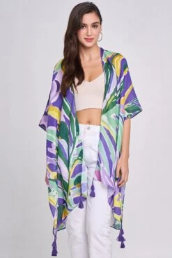 Watercolor Kimono 5 Watercolor Kimono -Premium Shoes Store 32978 PURPLE l