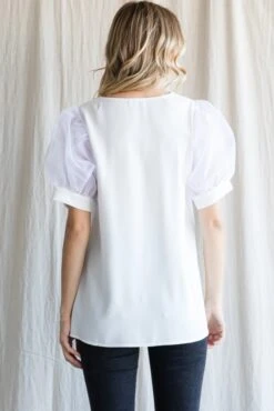 Puff Top 7 Puff Top -Premium Shoes Store 32991 WHITE l